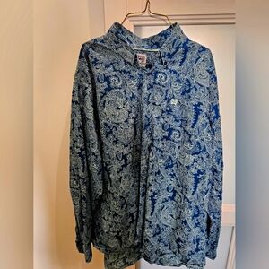 Cinch Blue Paisley Button-Up Shirt